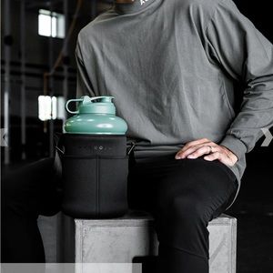 Gallon hydrojug - Sage green with black sleeve BRAND NEW